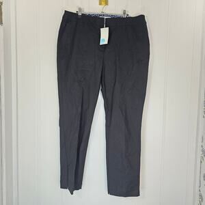 Boden Chino Pant Black NWT Womens Size 14R